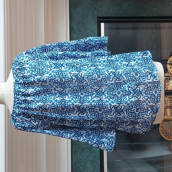 Milly For Design Nation Floral Cotton Top - Picture 3 of 6